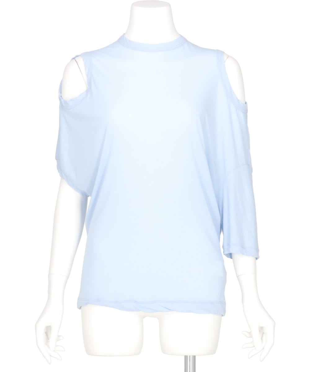 SHEF OPEN SHOULDER T-SHIRT