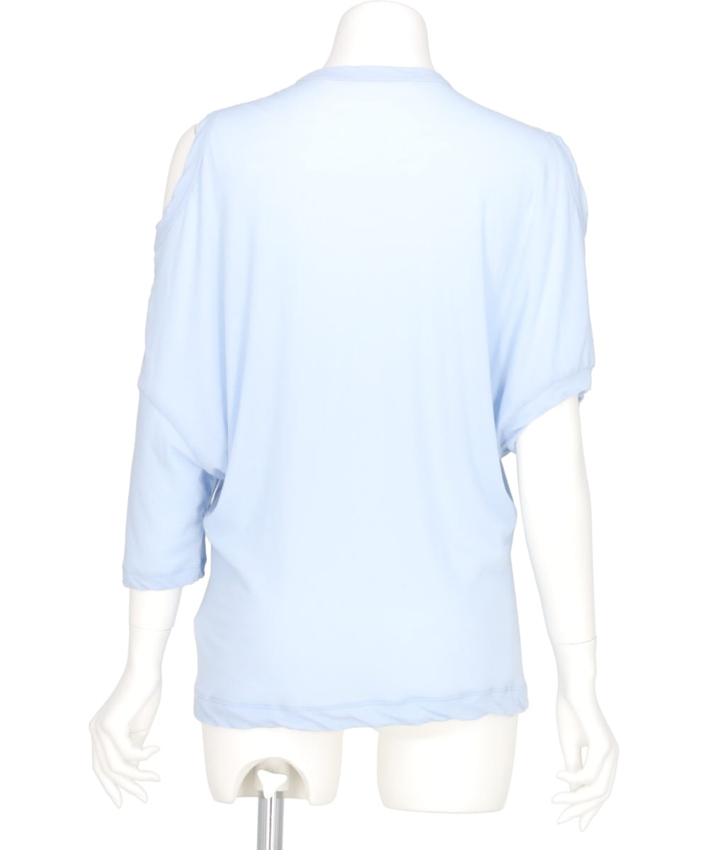 SHEF OPEN SHOULDER T-SHIRT