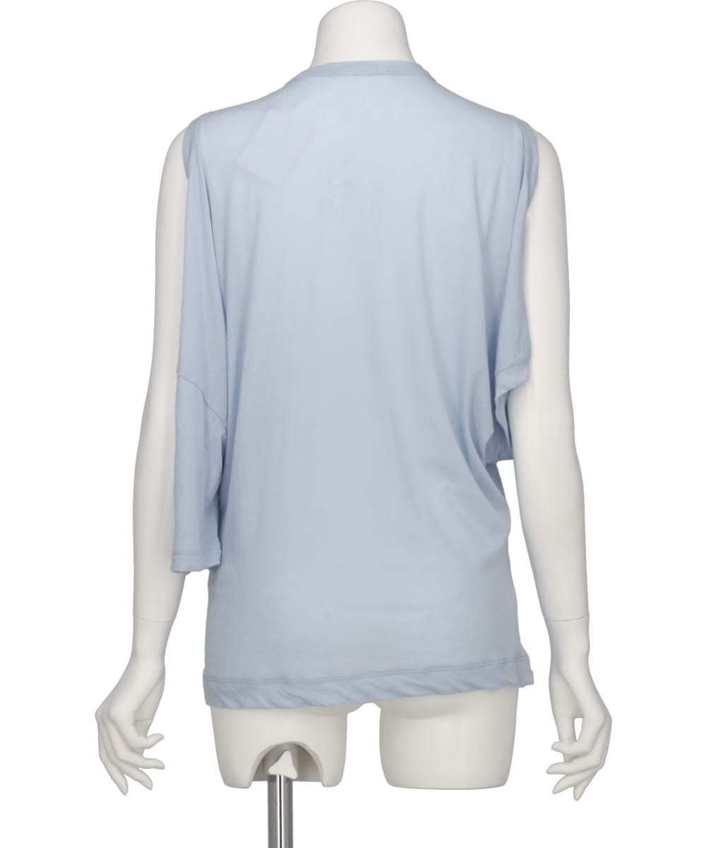 CINOH（チノ）2025SS オープンショルダーTシャツ 25SCU010