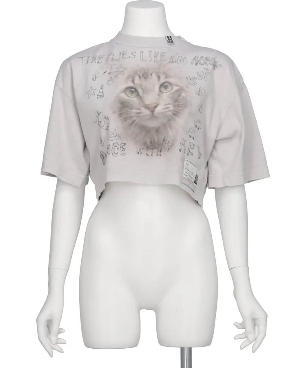BLEACHED CROPPED TEE