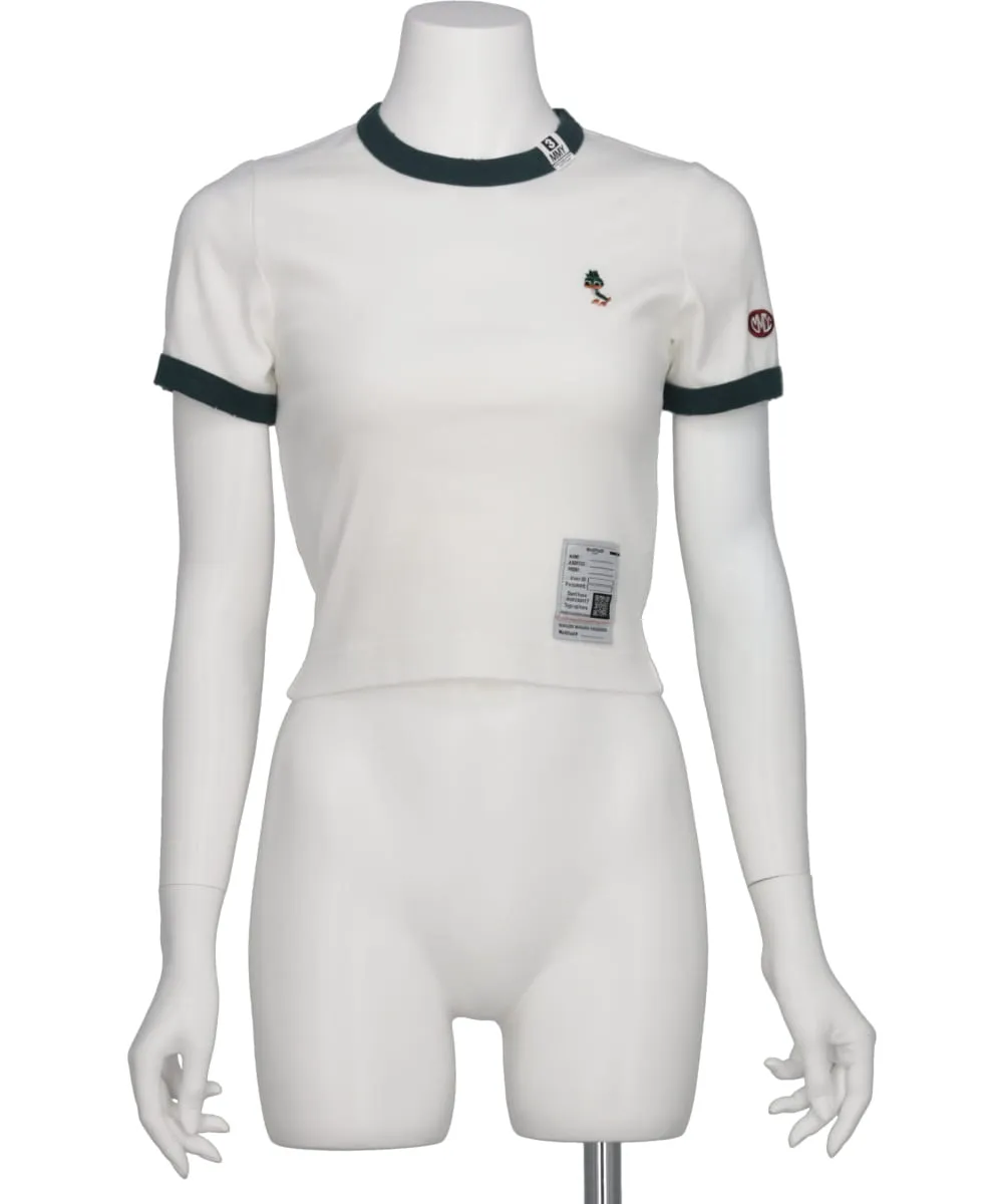LEON EMBROIDERY RINGER MINI T-SHIRT