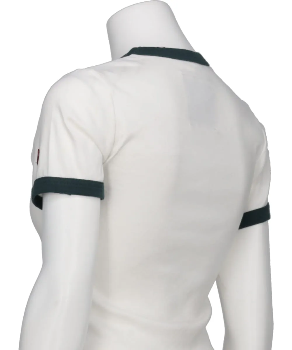 LEON EMBROIDERY RINGER MINI T-SHIRT