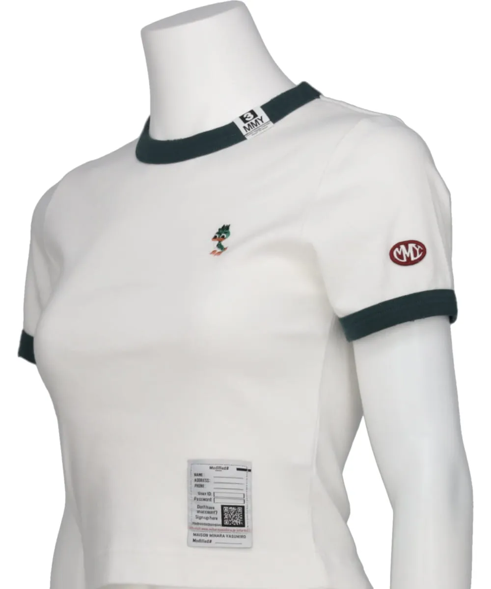 LEON EMBROIDERY RINGER MINI T-SHIRT
