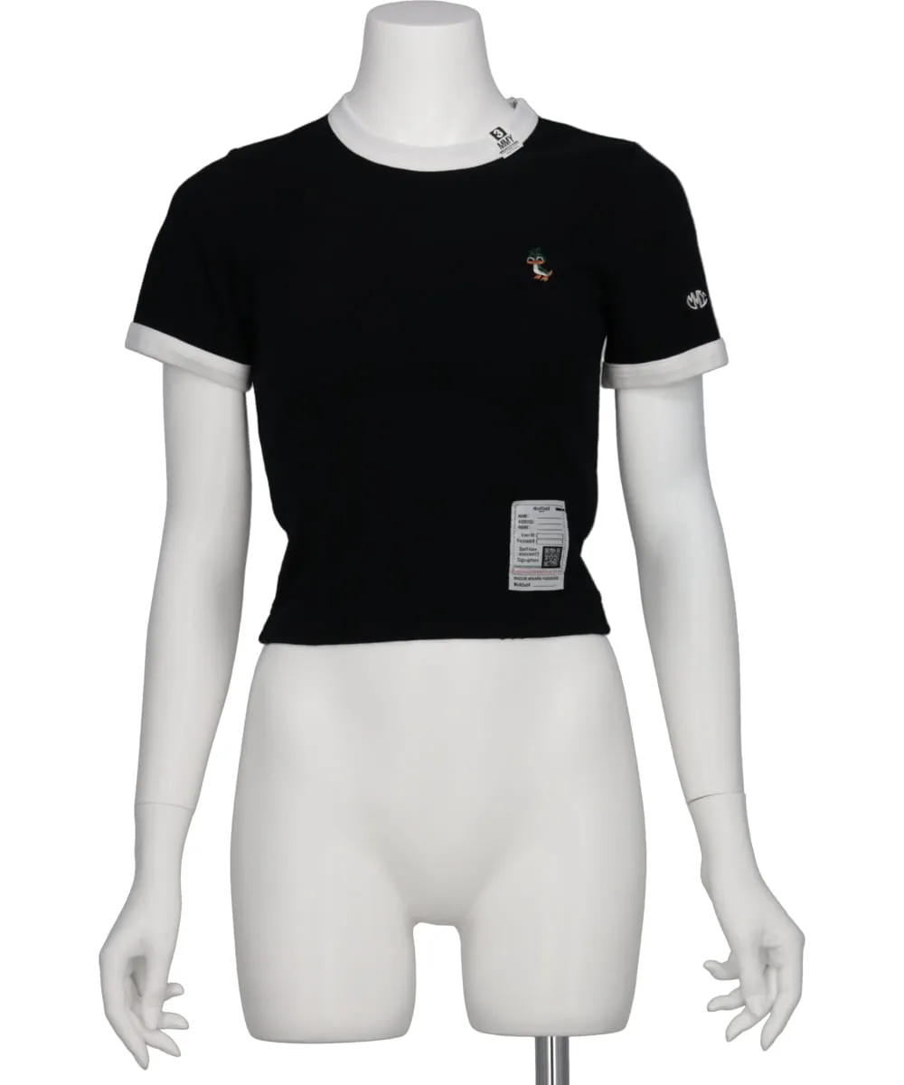 LEON EMBROIDERY RINGER MINI T-SHIRT