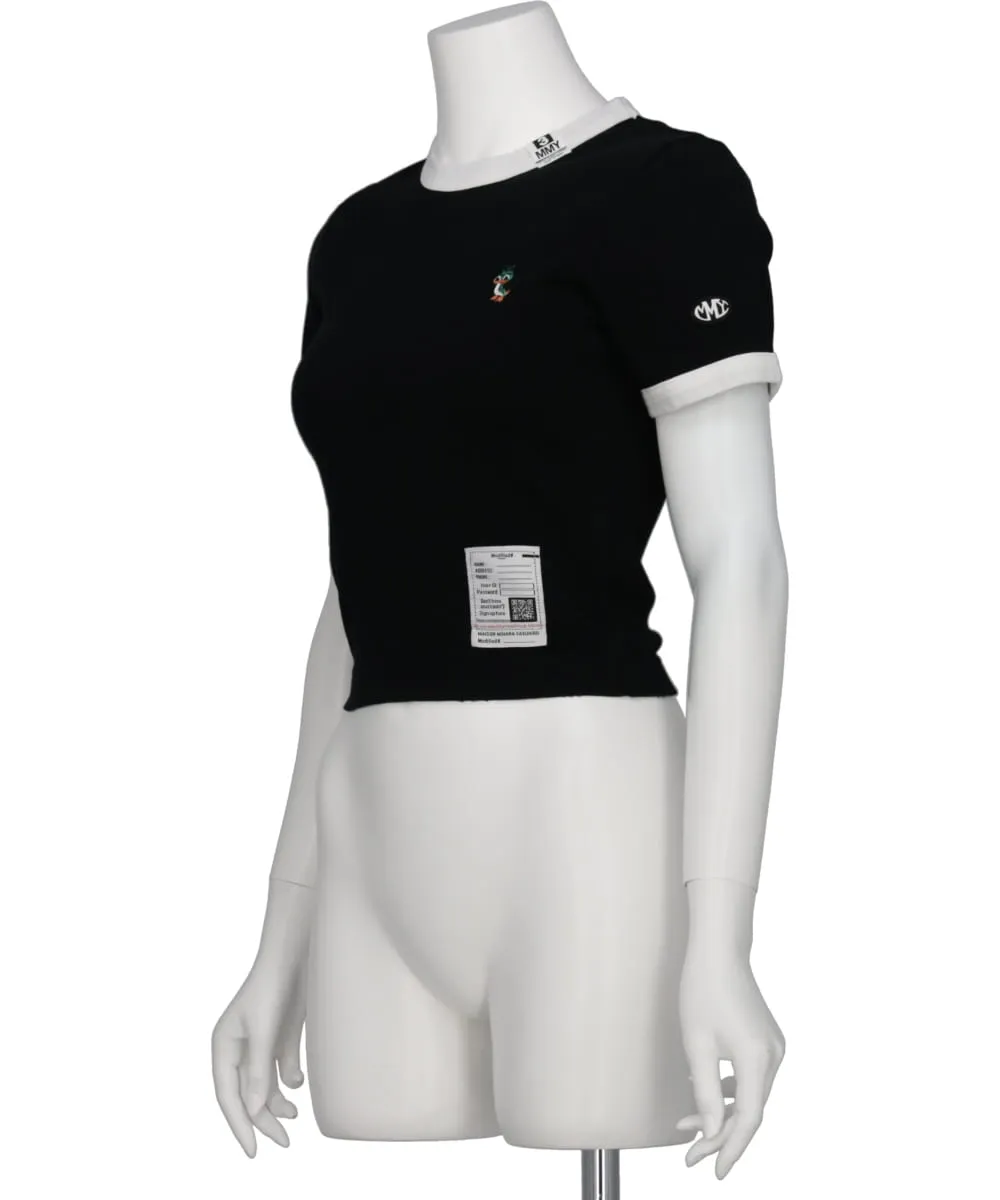 LEON EMBROIDERY RINGER MINI T-SHIRT