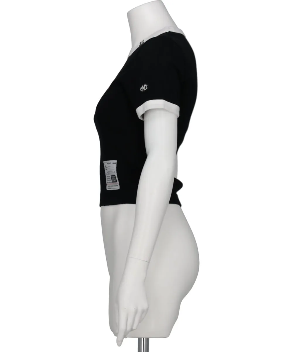 LEON EMBROIDERY RINGER MINI T-SHIRT