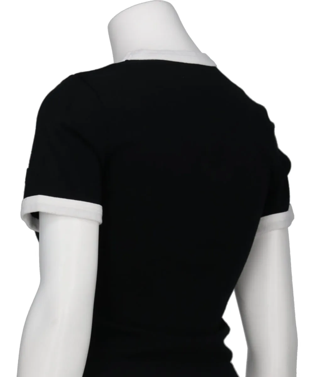 LEON EMBROIDERY RINGER MINI T-SHIRT