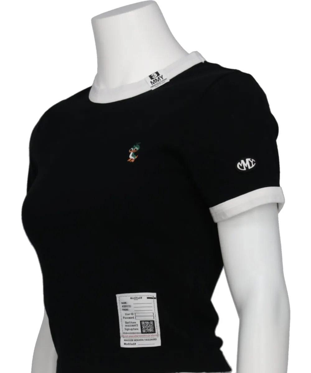 LEON EMBROIDERY RINGER MINI T-SHIRT