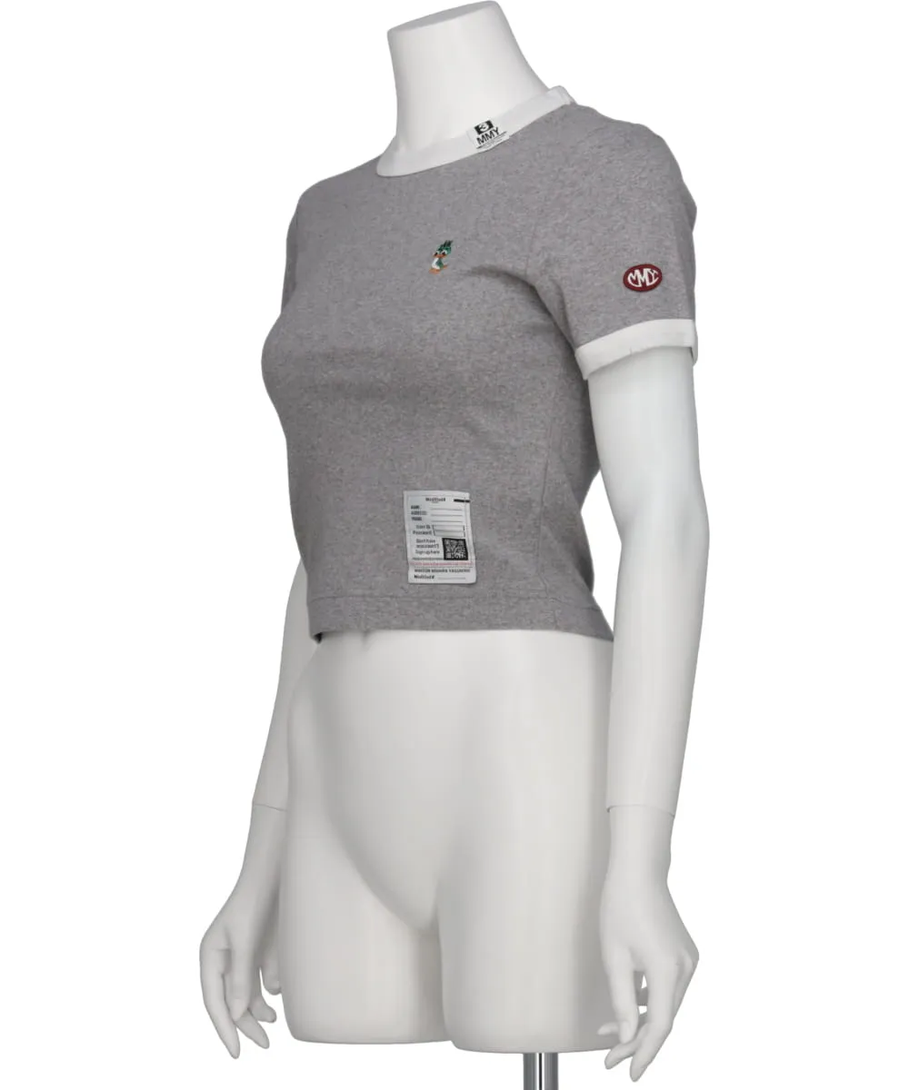 LEON EMBROIDERY RINGER MINI T-SHIRT