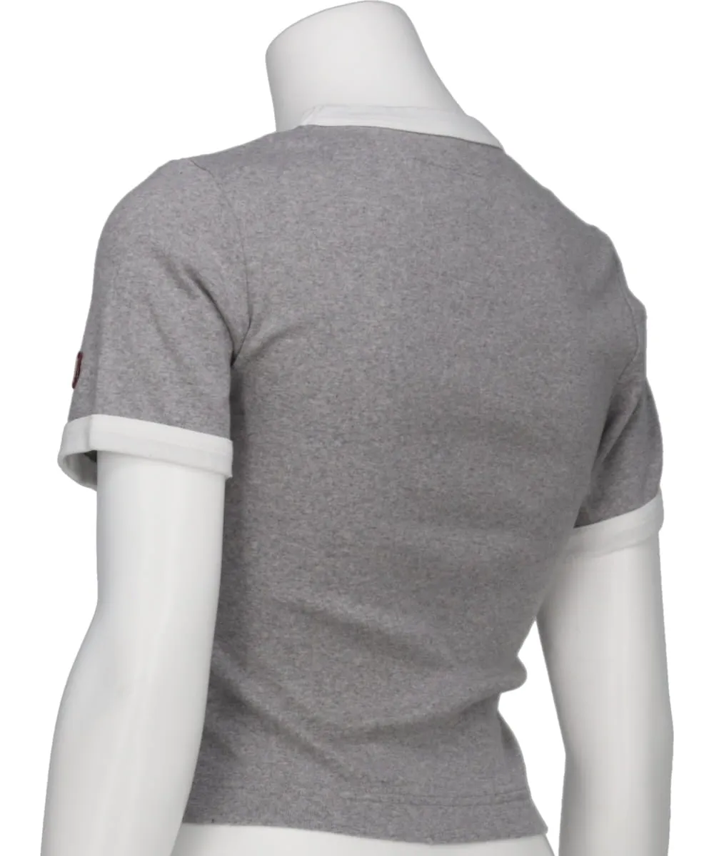 LEON EMBROIDERY RINGER MINI T-SHIRT