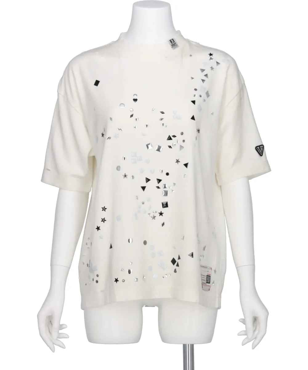 EMBELLISHED DISTRESSED TEE