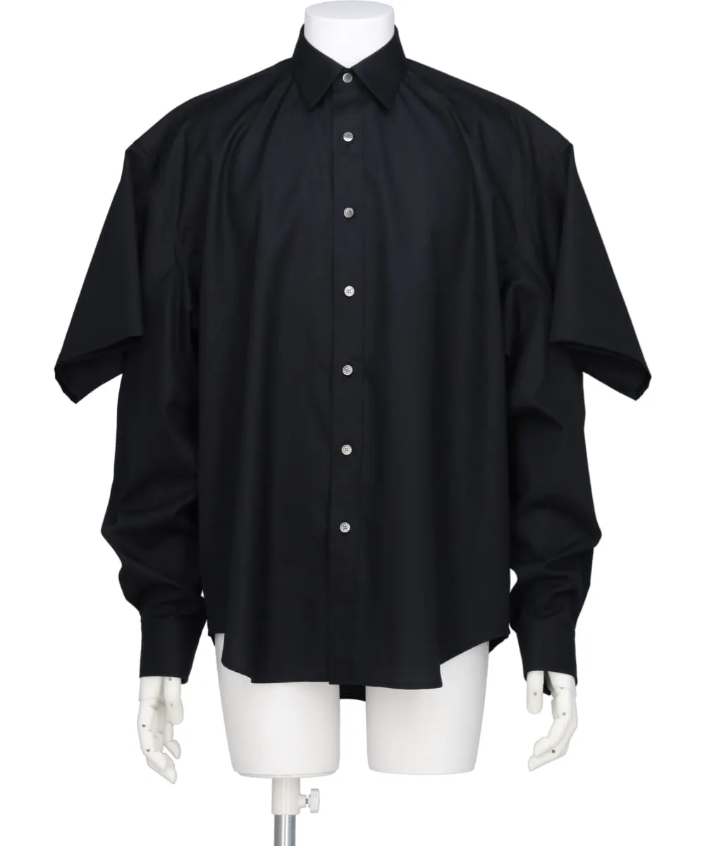 BROADCLOTH DOUBLE SLEEVE SHIRT