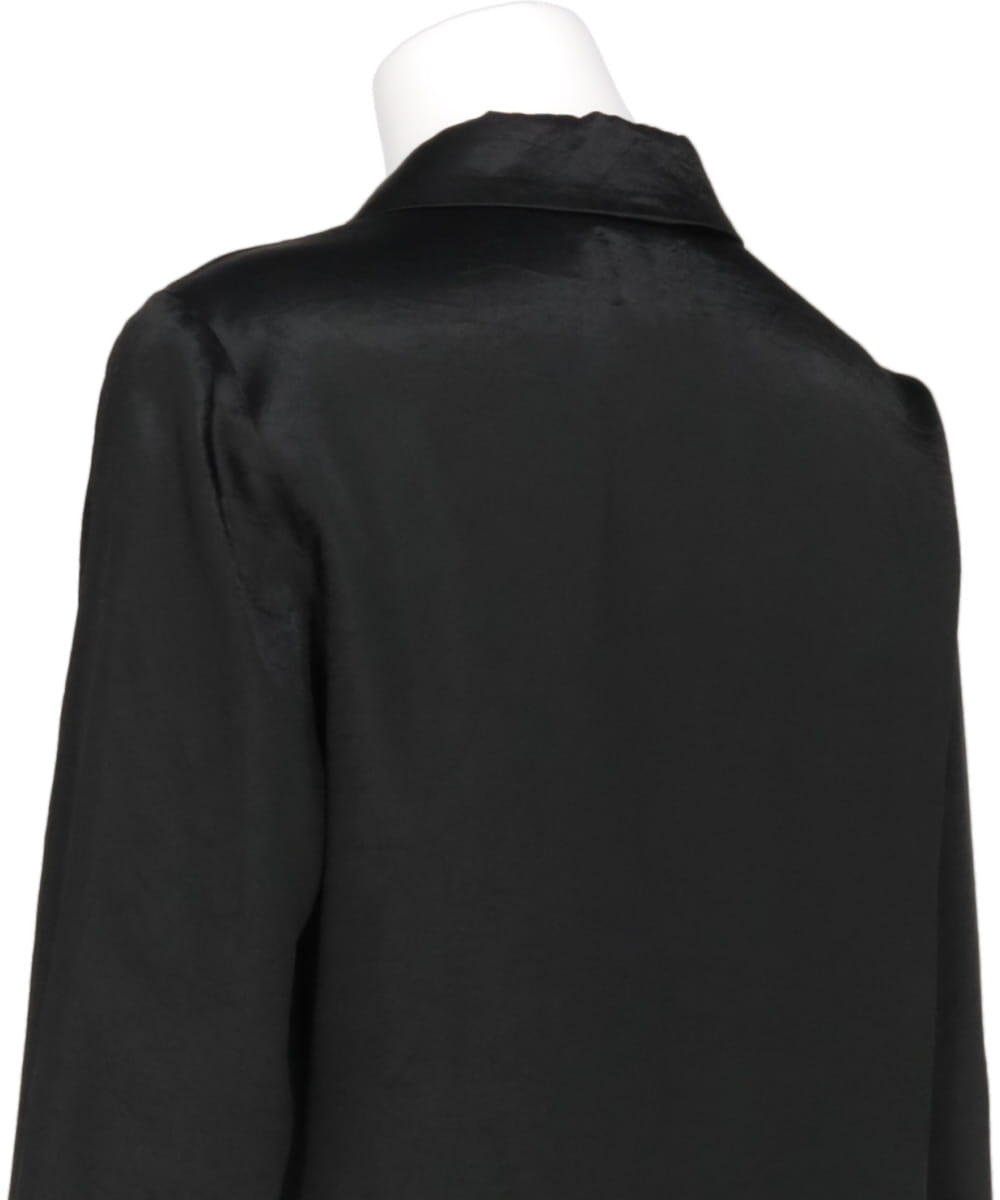 ACETATE DYED WRINKLE SATIN SHIRT