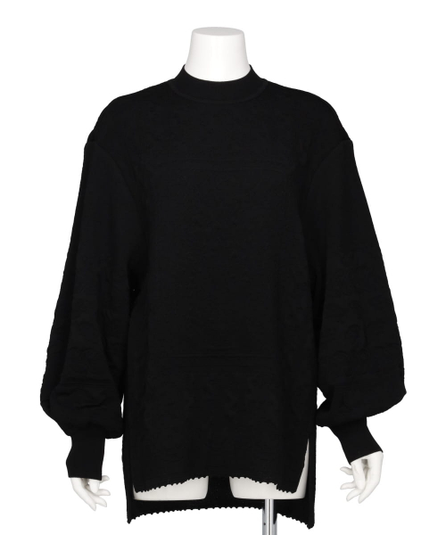 FLORAL JACQUARD KNITTED TOP