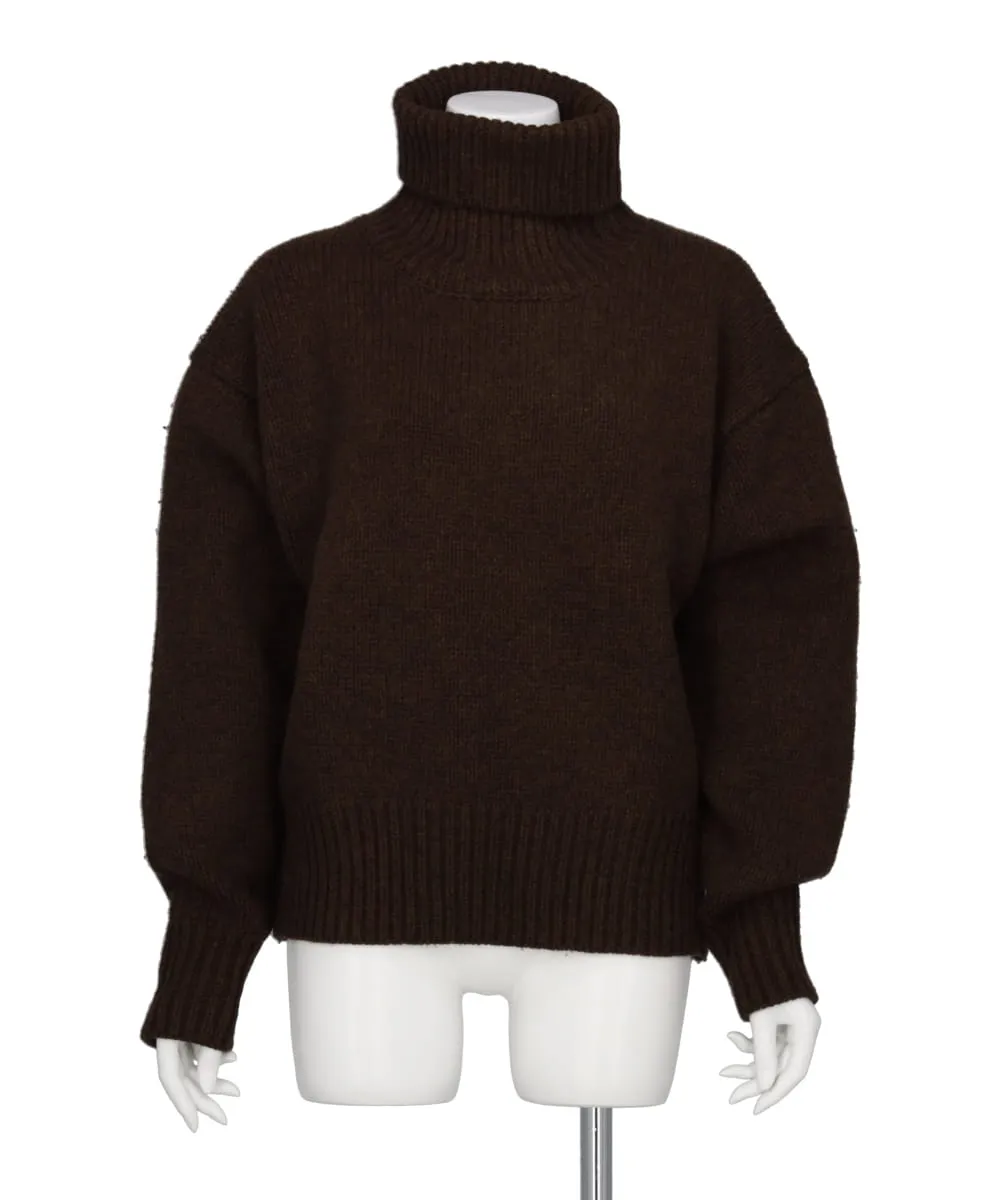 TURTLE NECK KNIT SWEATER