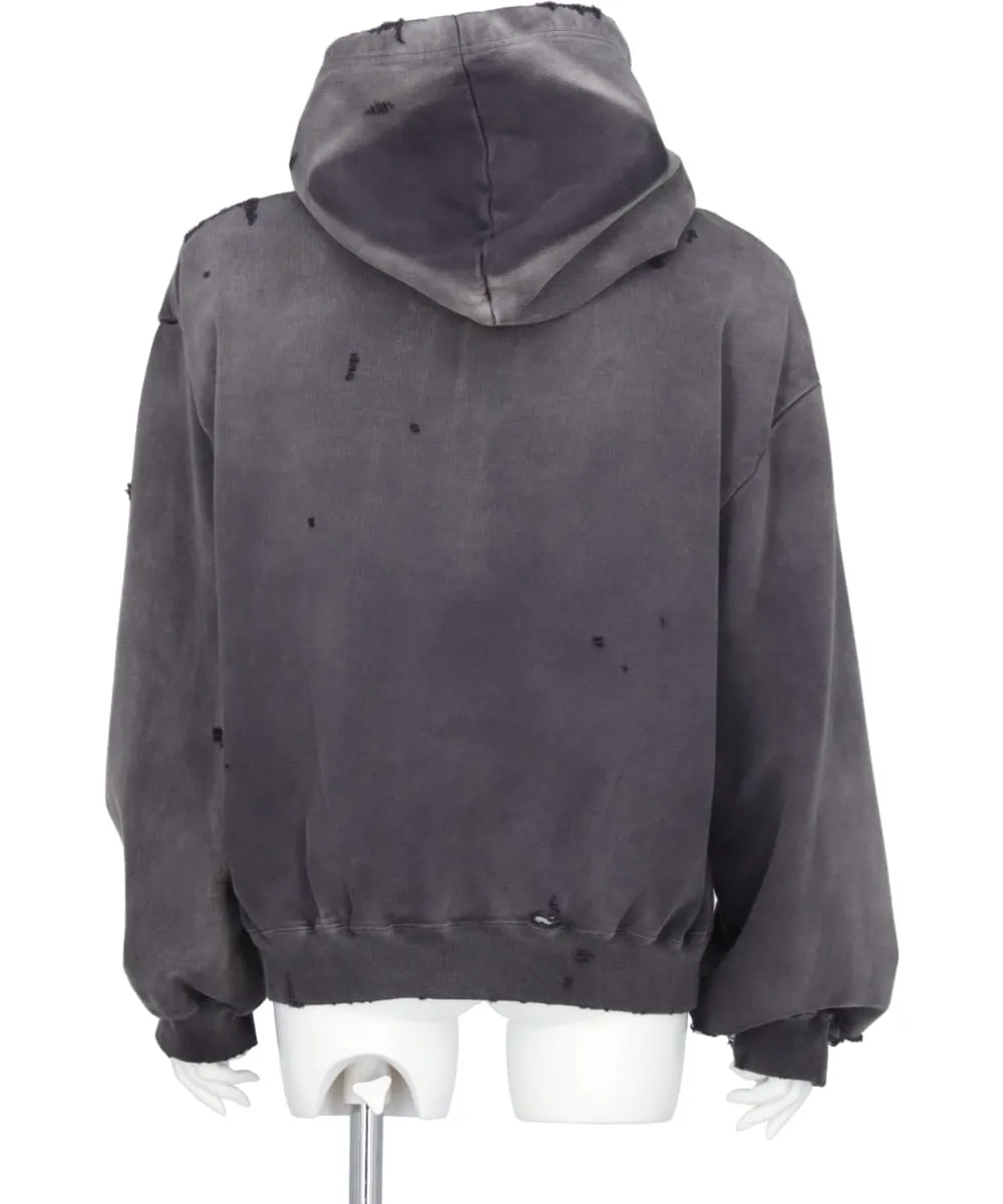 SUNFADED SHOULDER PAD  HOODIE