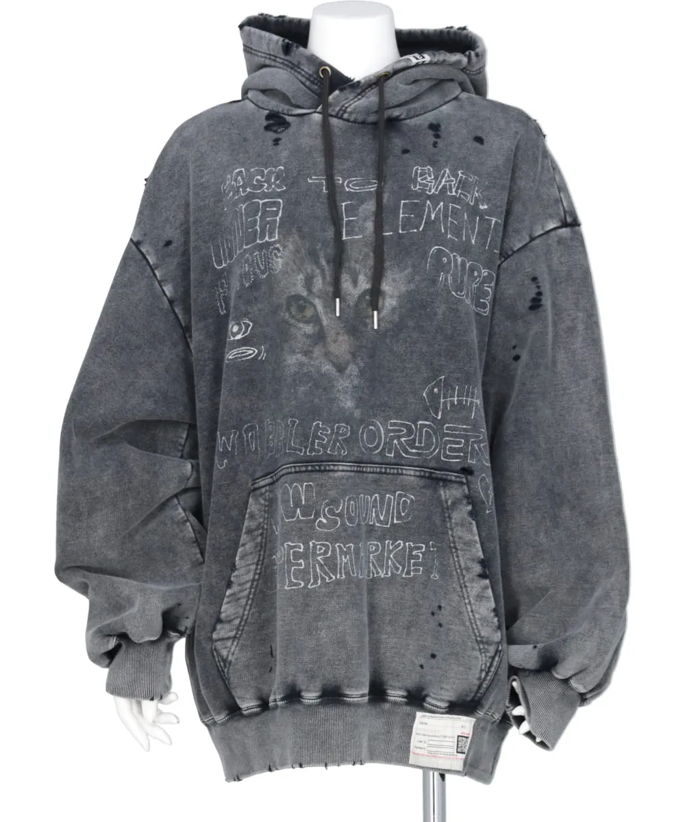 BLEACHED HOODIE