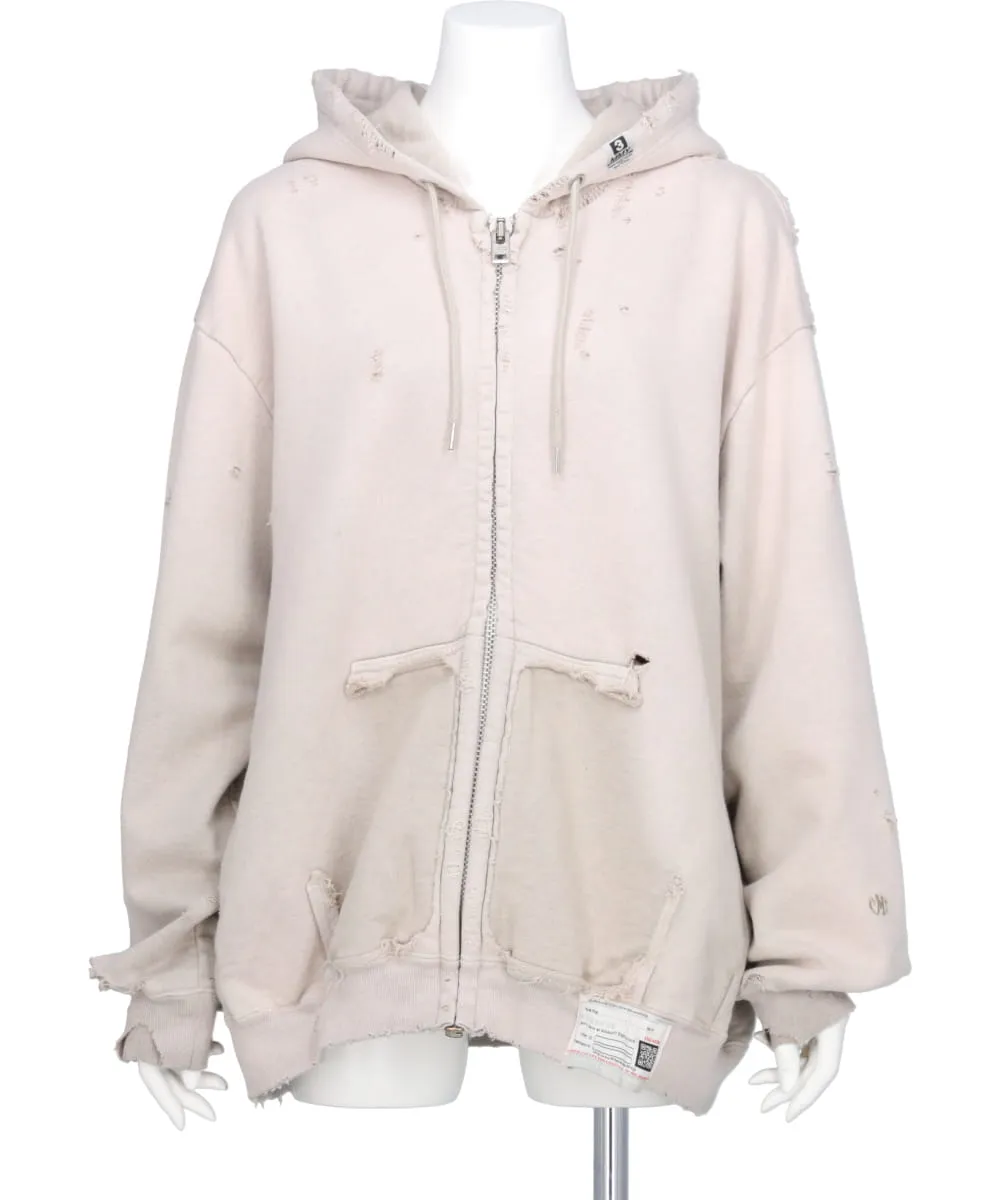 SUNFADED ZIP PARKA