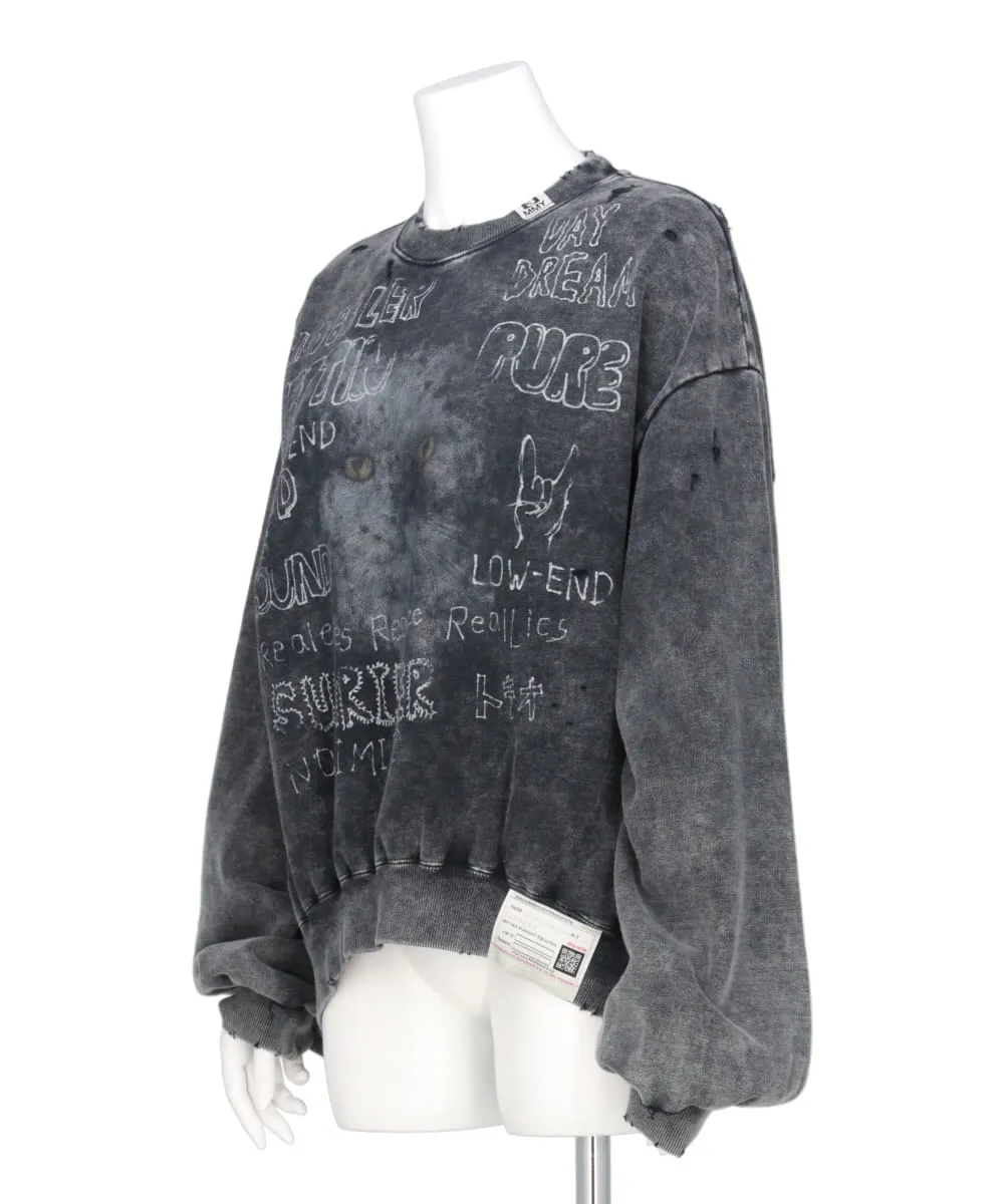 BLEACHED PULLOVER