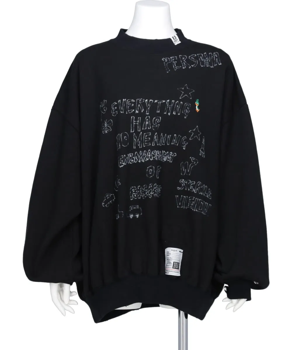 GRAFFITI PRINTED PULLOVER