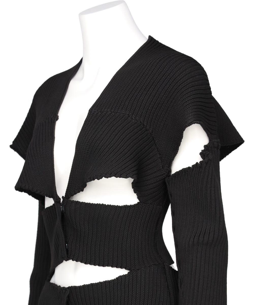 MIDWEST EXCLUSIVE BANDAGE KNIT CARDIGAN