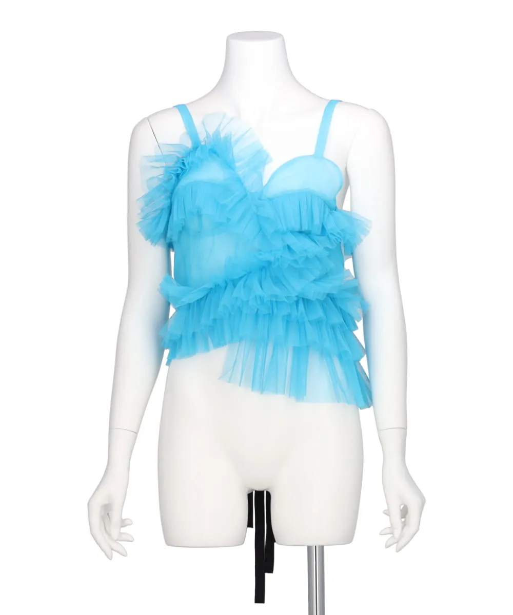 RUFFLE TULLE BUSTIER