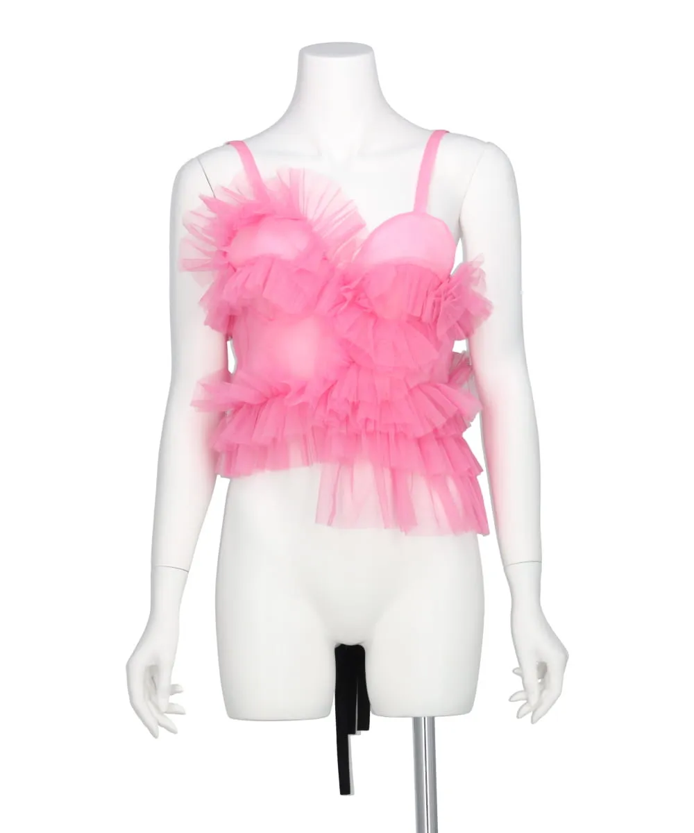 RUFFLE TULLE BUSTIER