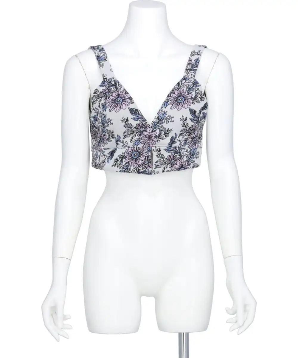 FLOWER JQ BUSTIER