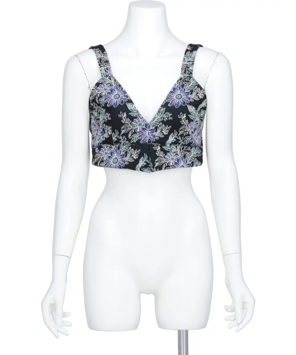 FLOWER JQ BUSTIER