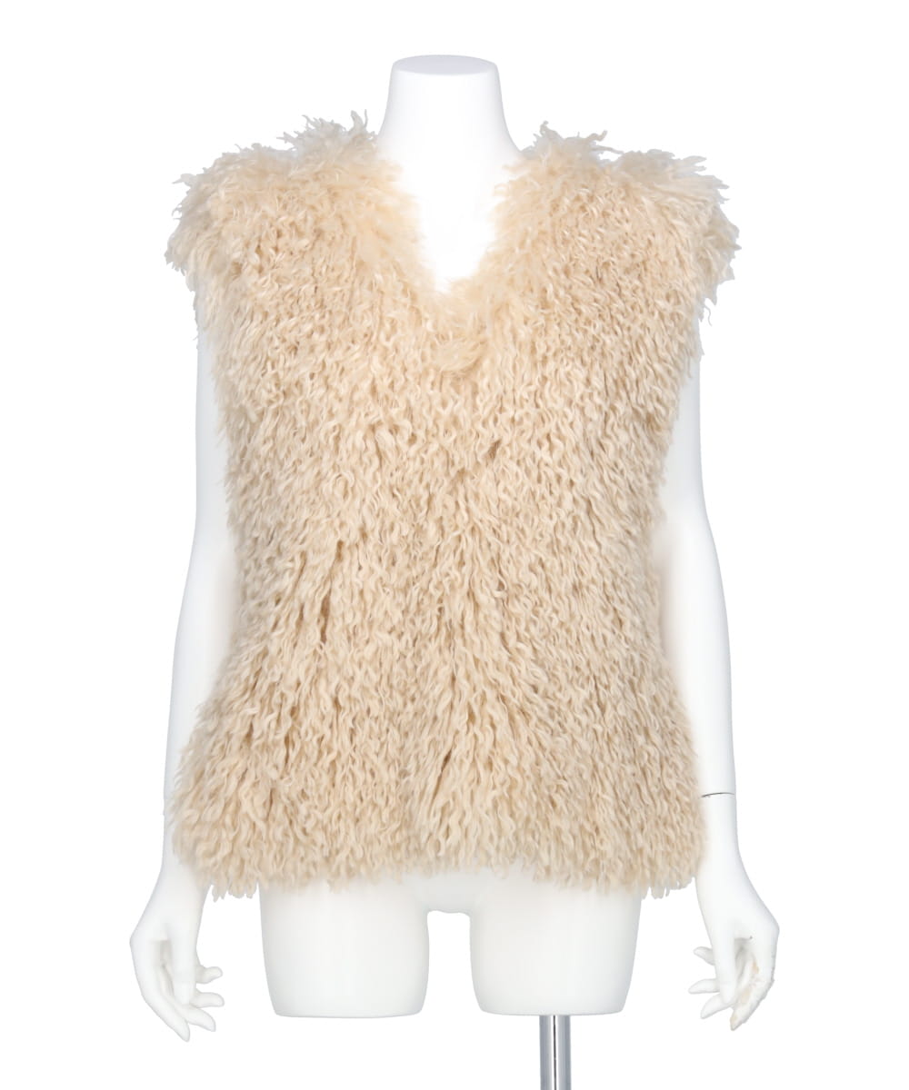 FAUX FUR VEST