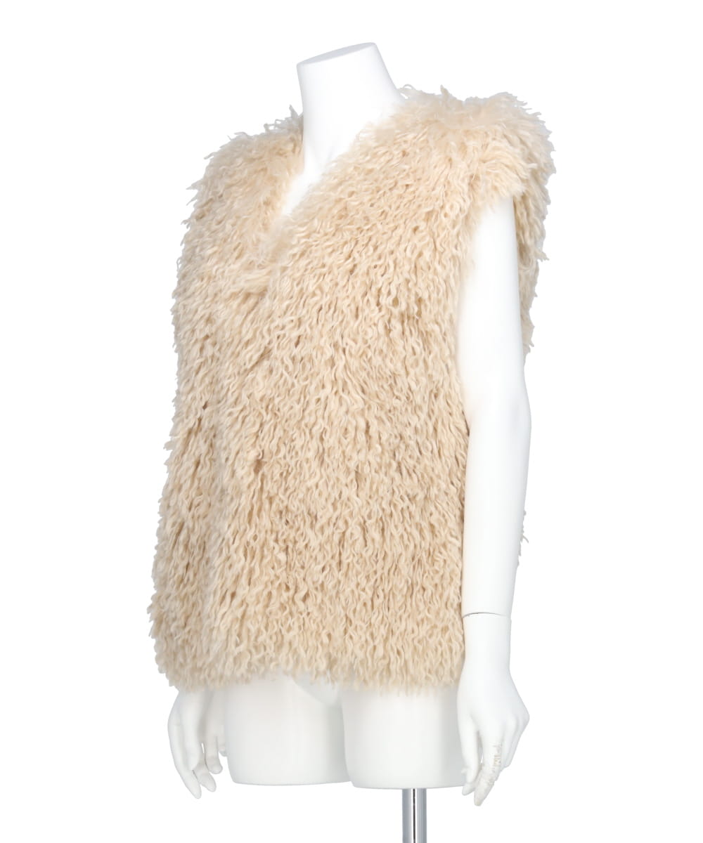 FAUX FUR VEST