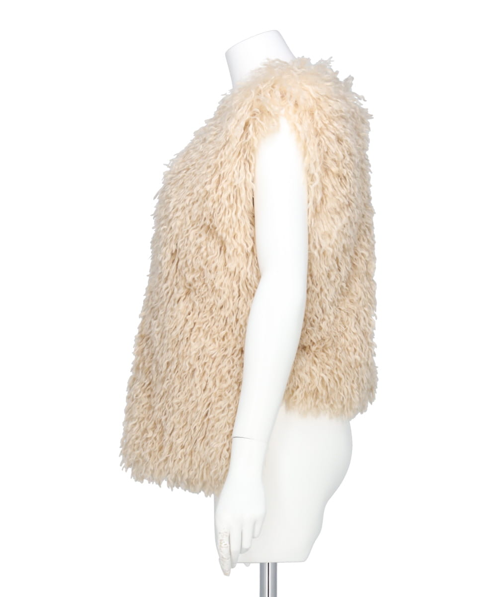 FAUX FUR VEST