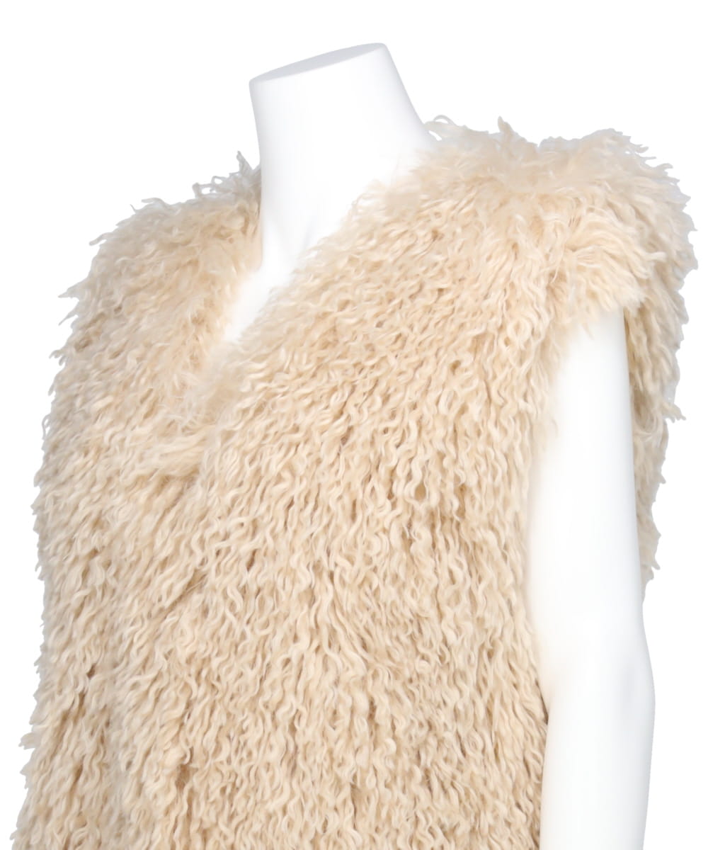 FAUX FUR VEST