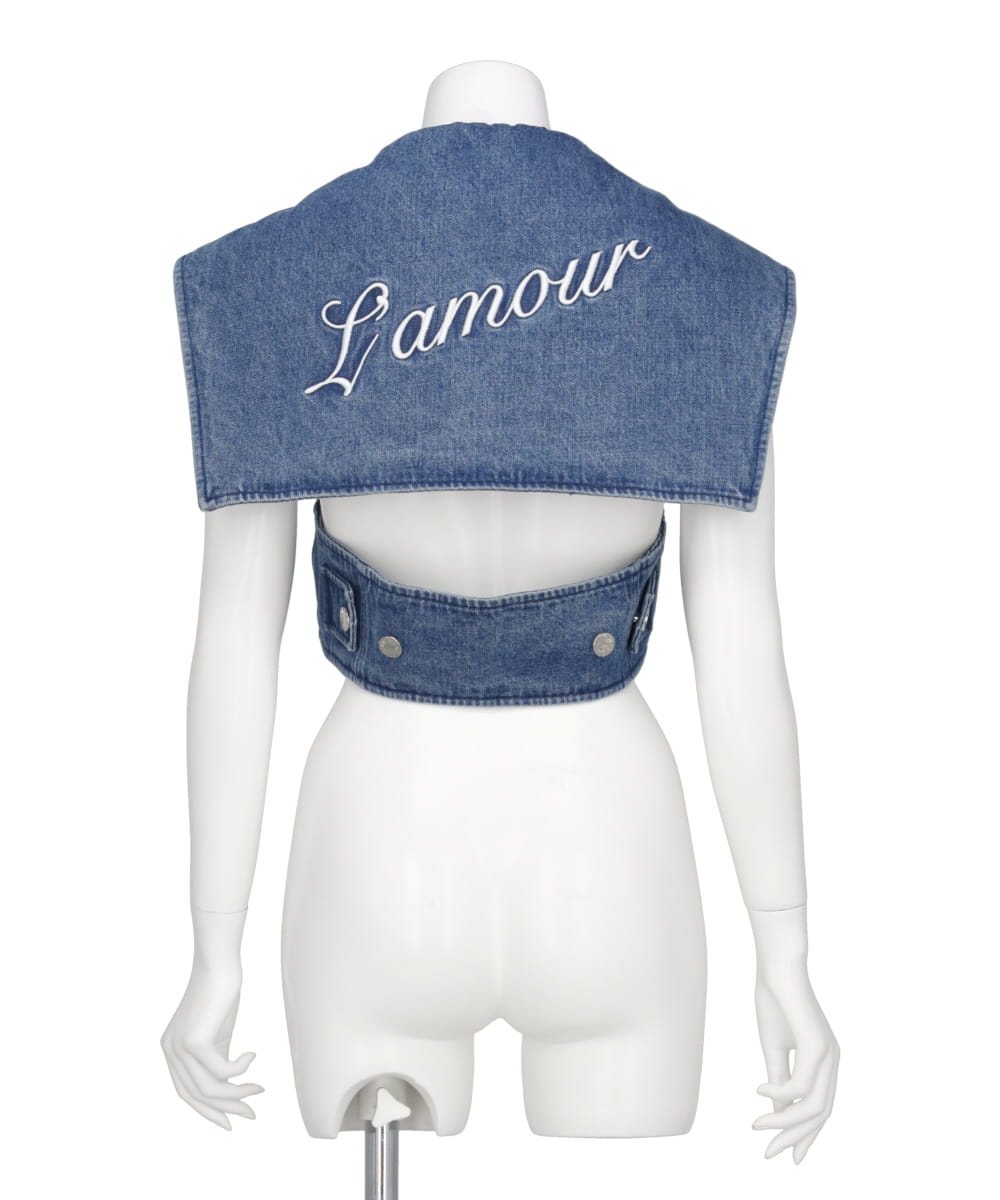 EMBROIDERED SAILOR COLLAR TOP