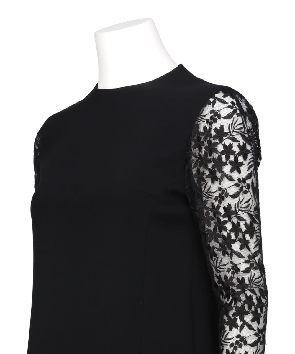 FLORAL LACE SLEEVE SHIRT