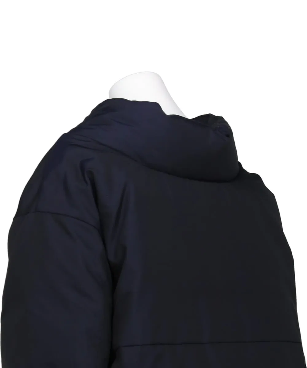 SILK NYLON ROUNDED DOWN JACKET