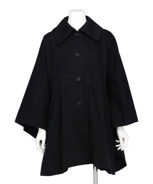 DENIM CAPE COAT