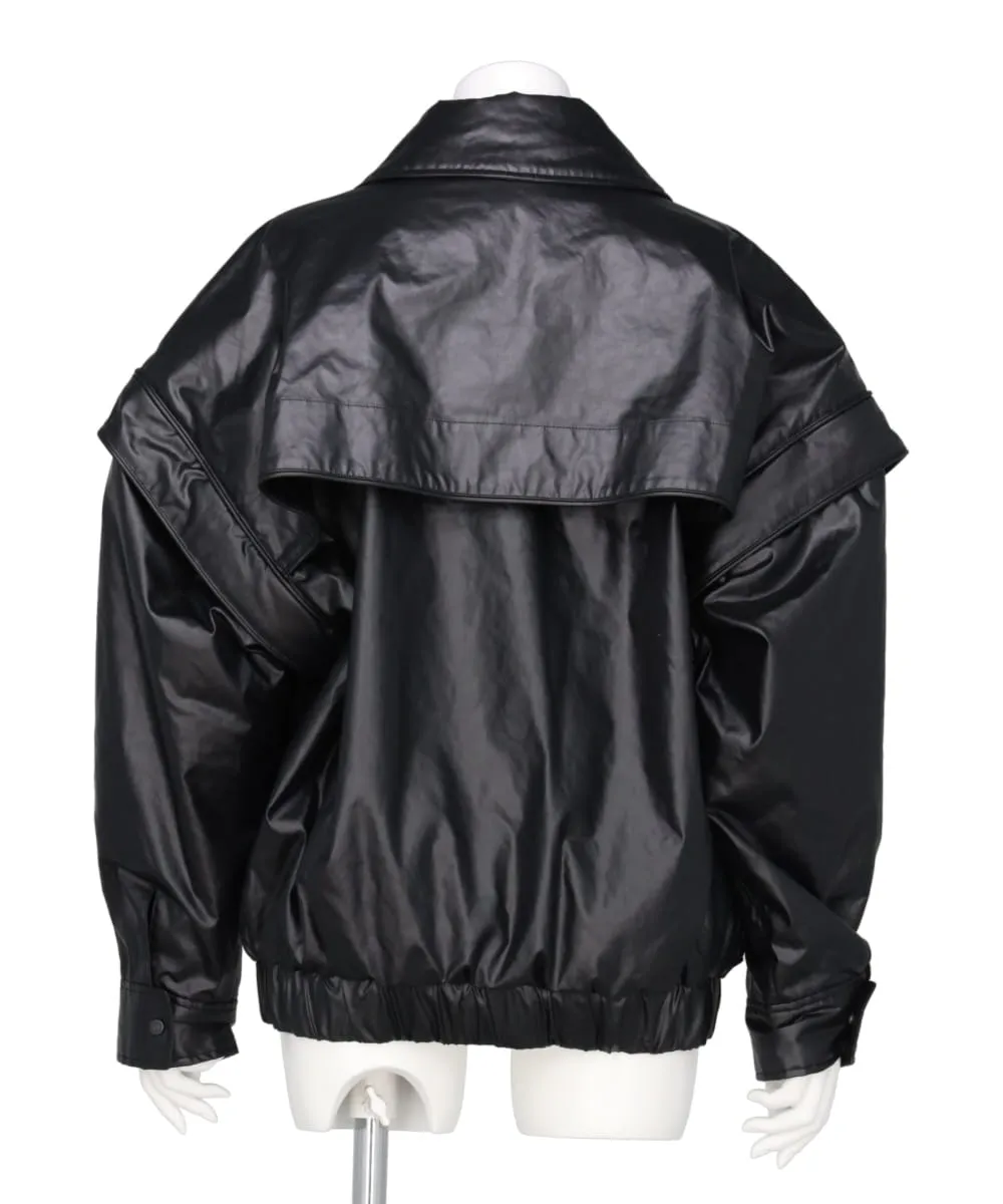 WAX VINTAGE PADDED DETACHABLE SHORT BLOUSON