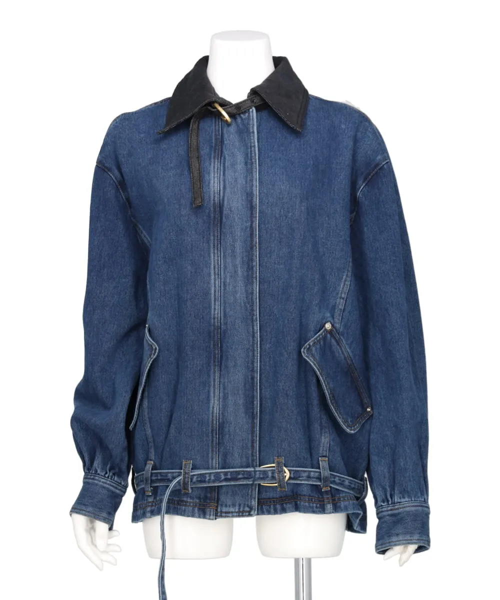 DENIM BOMBER JACKET