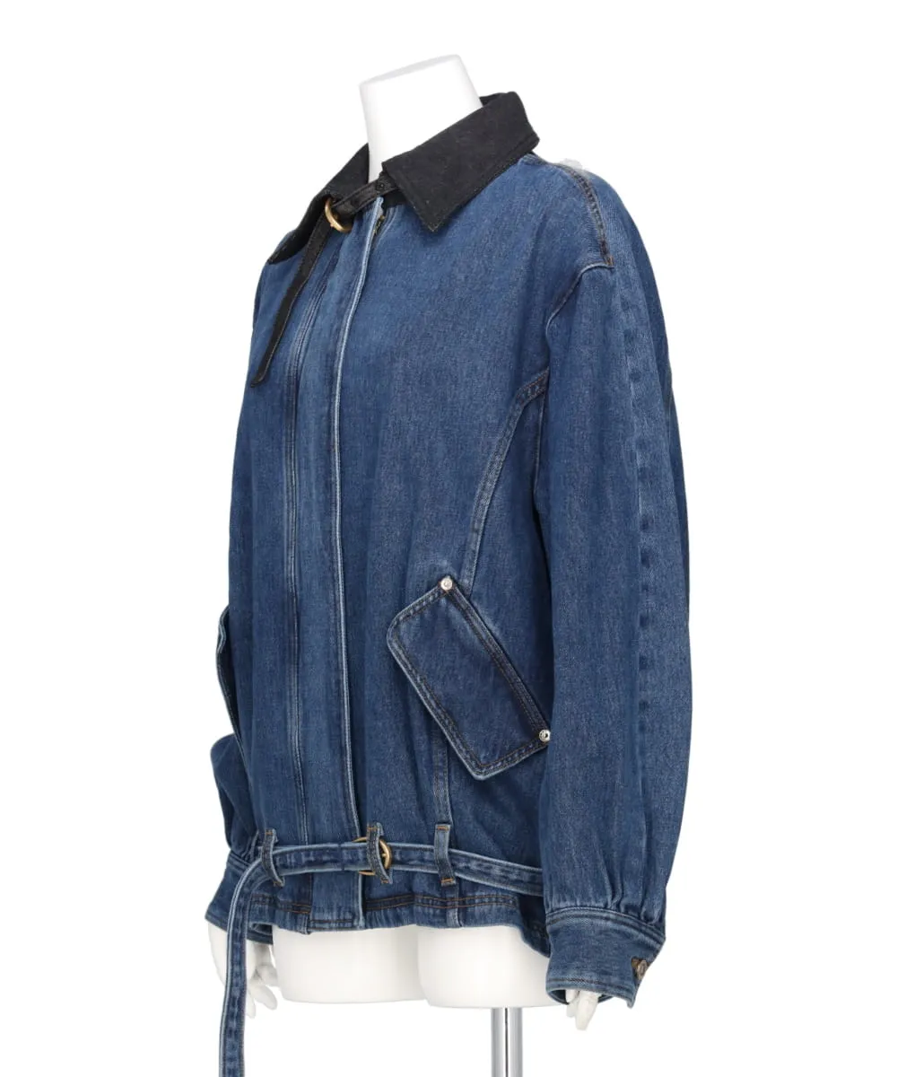 DENIM BOMBER JACKET