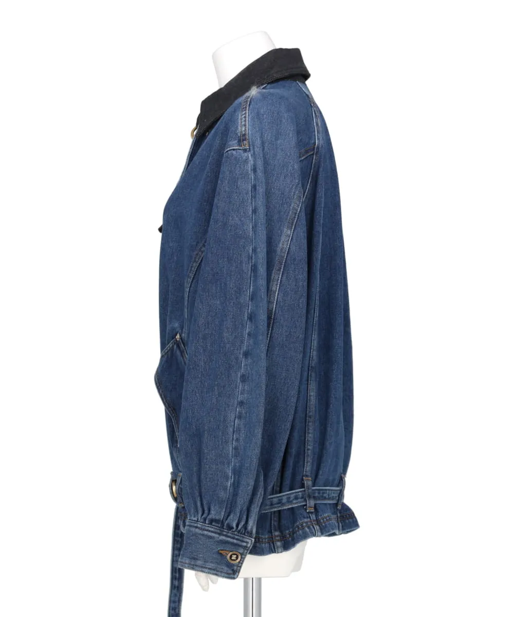 DENIM BOMBER JACKET