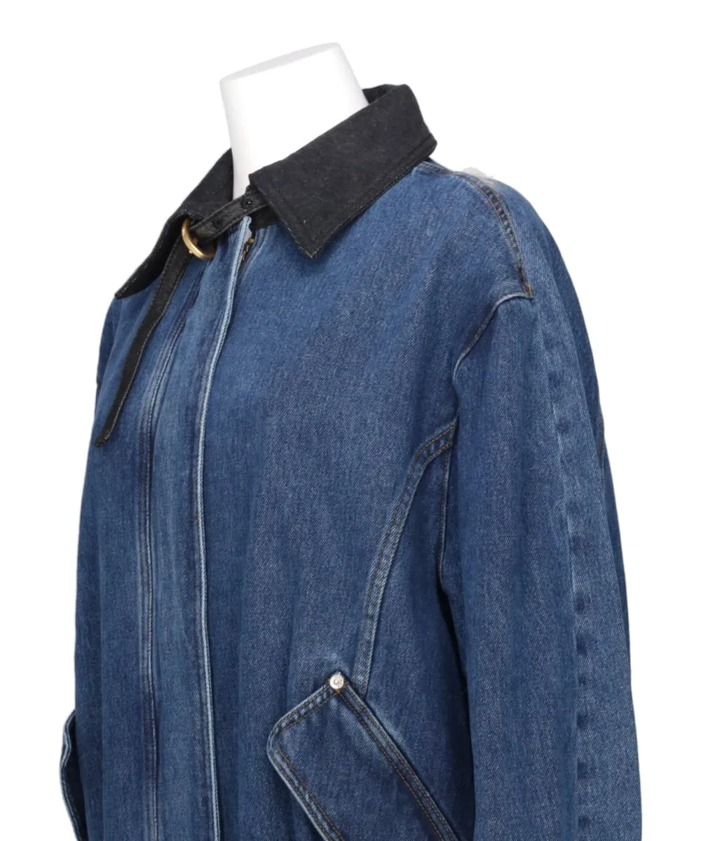 DENIM BOMBER JACKET