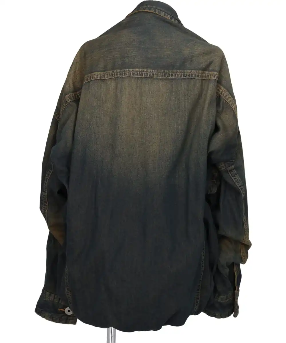 DENIM DOUBLE LAYERED JACKET