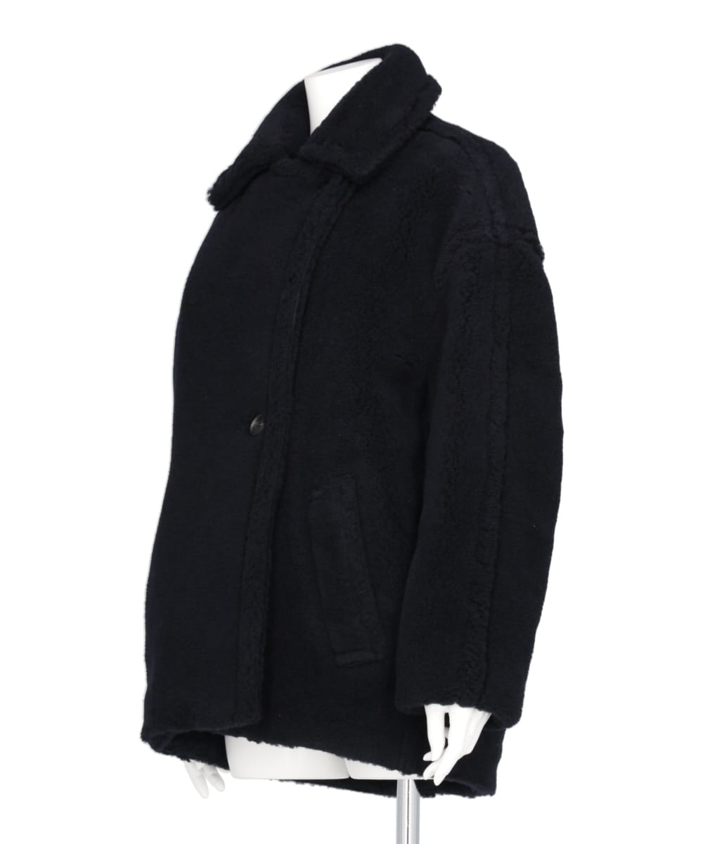 Fleece cocoon outlet coat