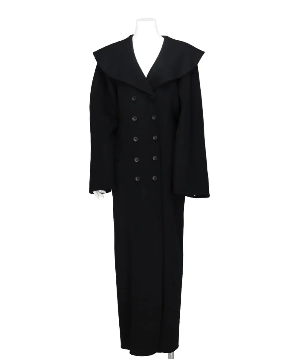 SAILOR COLLAR WOOL COAT