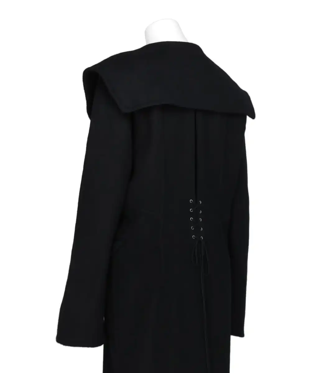 SAILOR COLLAR WOOL COAT