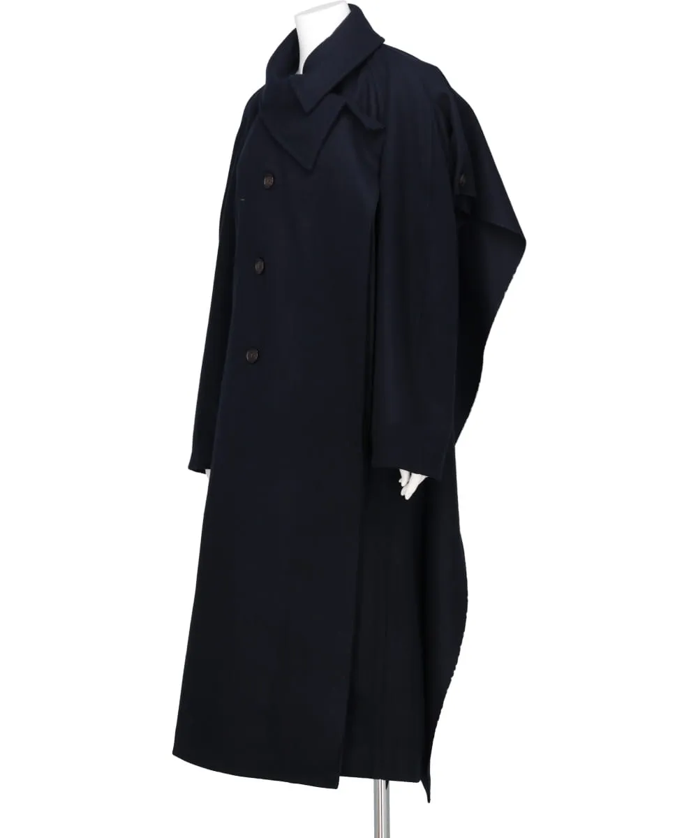 STINGRAY DRAPE MELTON COAT