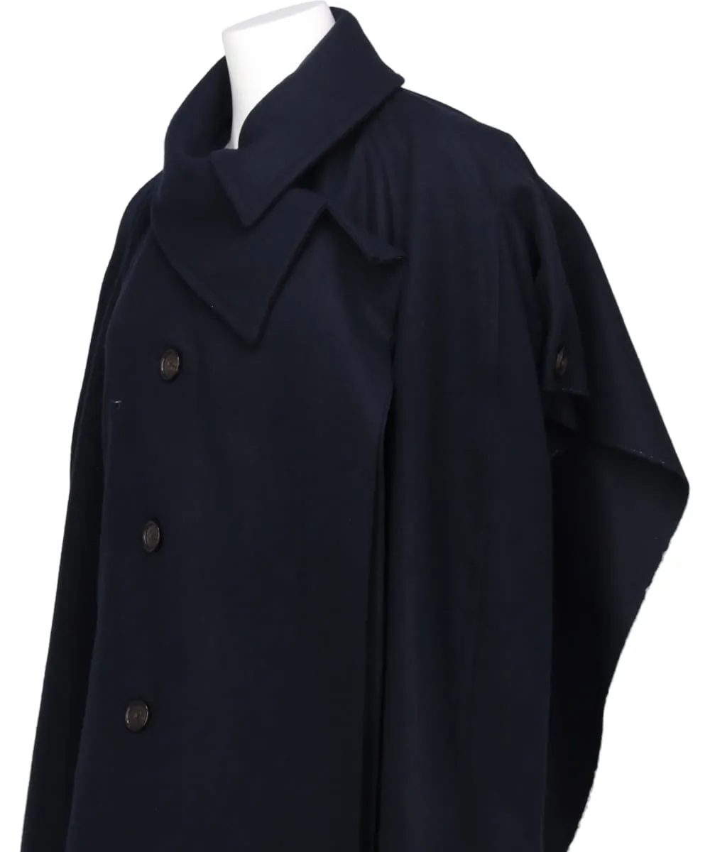 STINGRAY DRAPE MELTON COAT