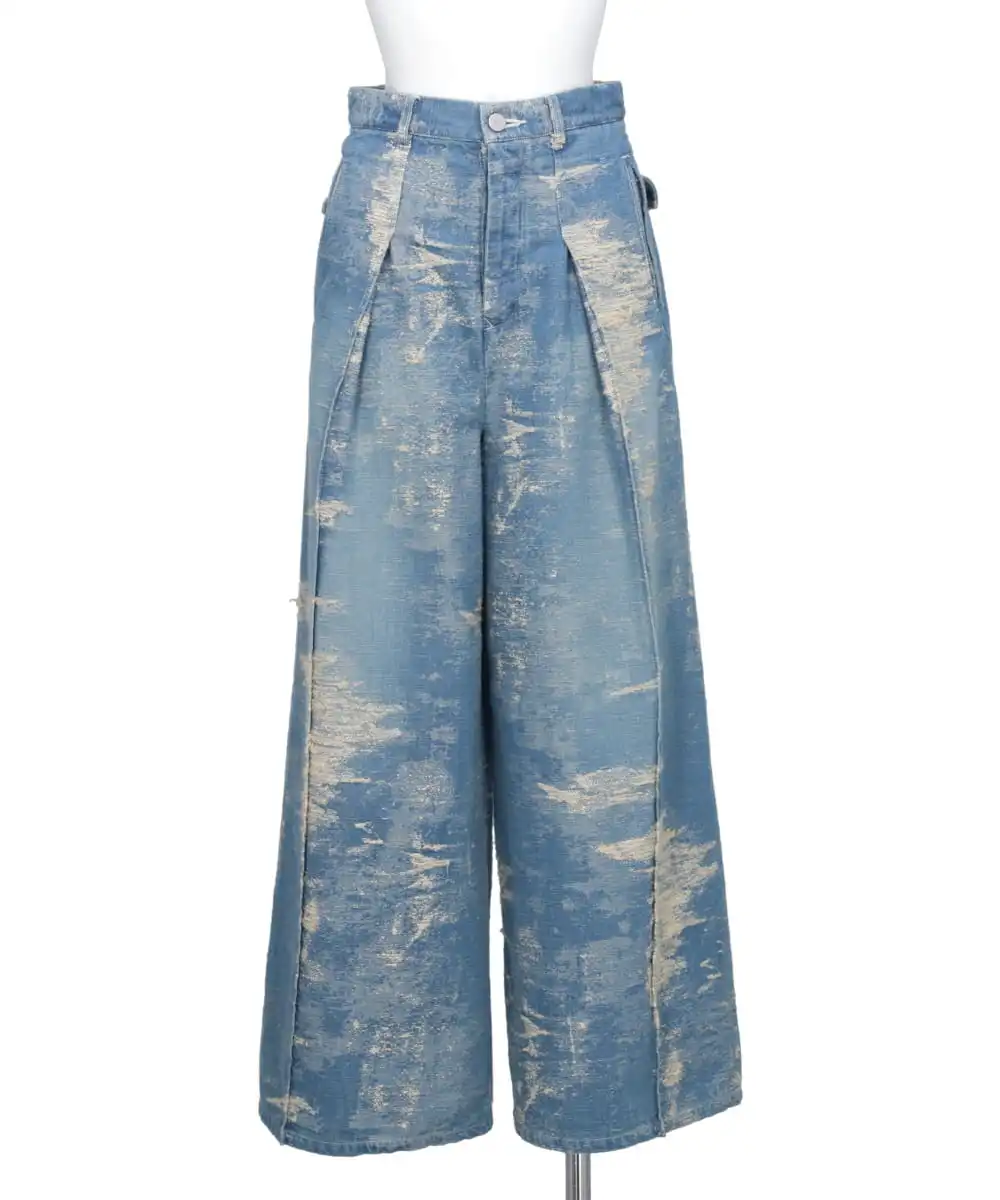 DENIM WIDE SLACKS