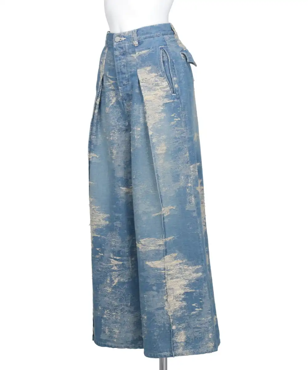 DENIM WIDE SLACKS